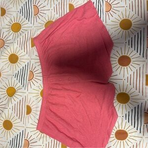 Pink ribbed Shorts